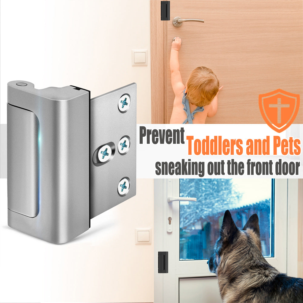 Home Safety Door Reinforcement Lock with Hinge Latch product image 3