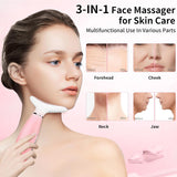 Face neck massager close up of smooth surface