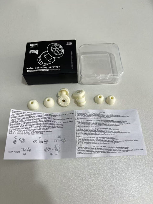 Noise Cancelling Earplugs 50dB Silicone Ear Plugs