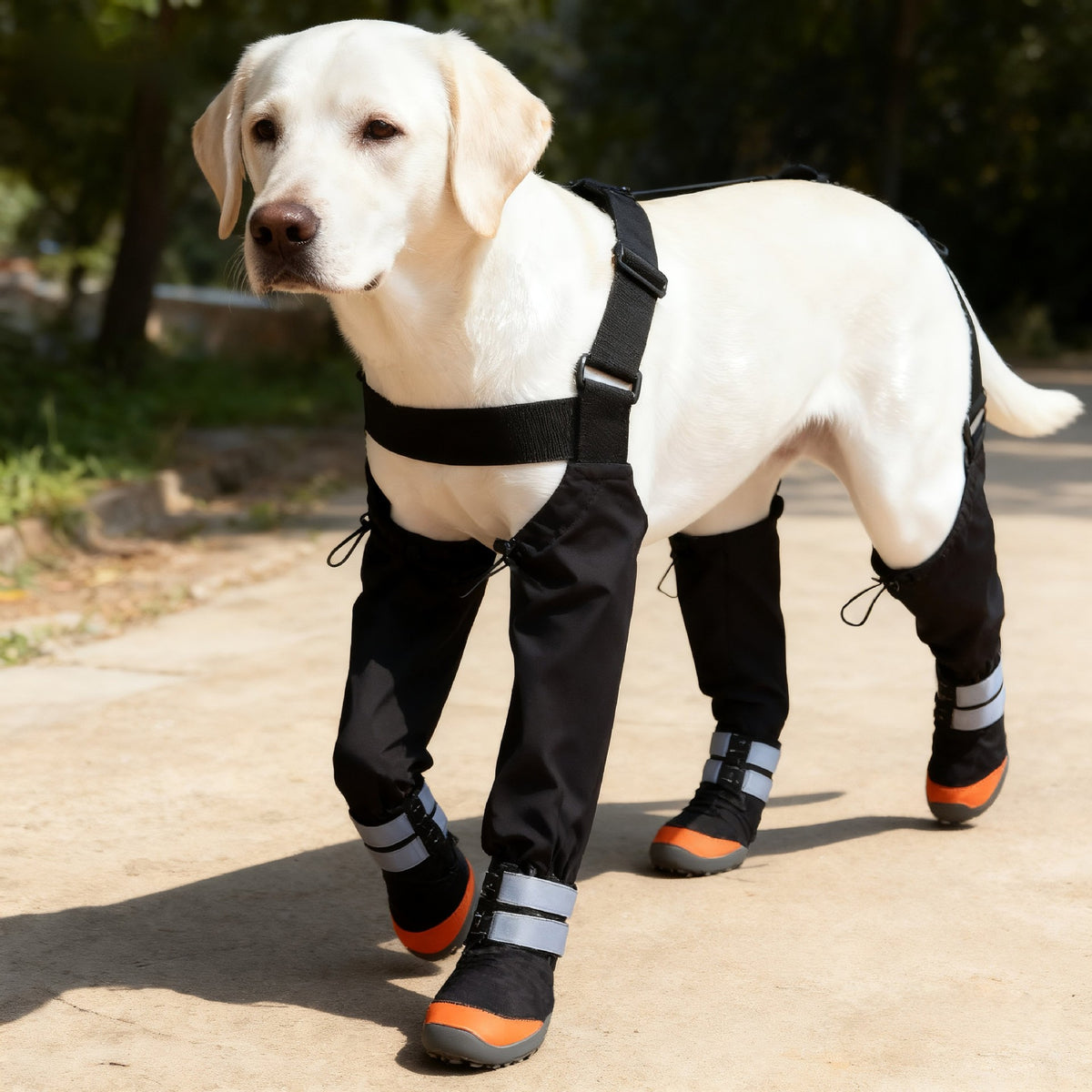 Pet Dog Shoes with Reflective Strips