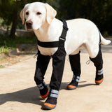 Pet Dog Shoes with Reflective Strips