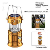 Solar Powered Multifunctional Camping Lantern with Emergency Lighting