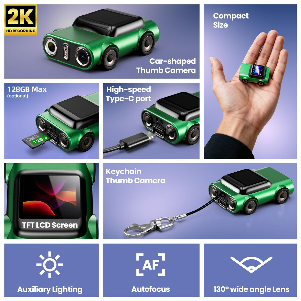 Mini Thumb Camera for Kids