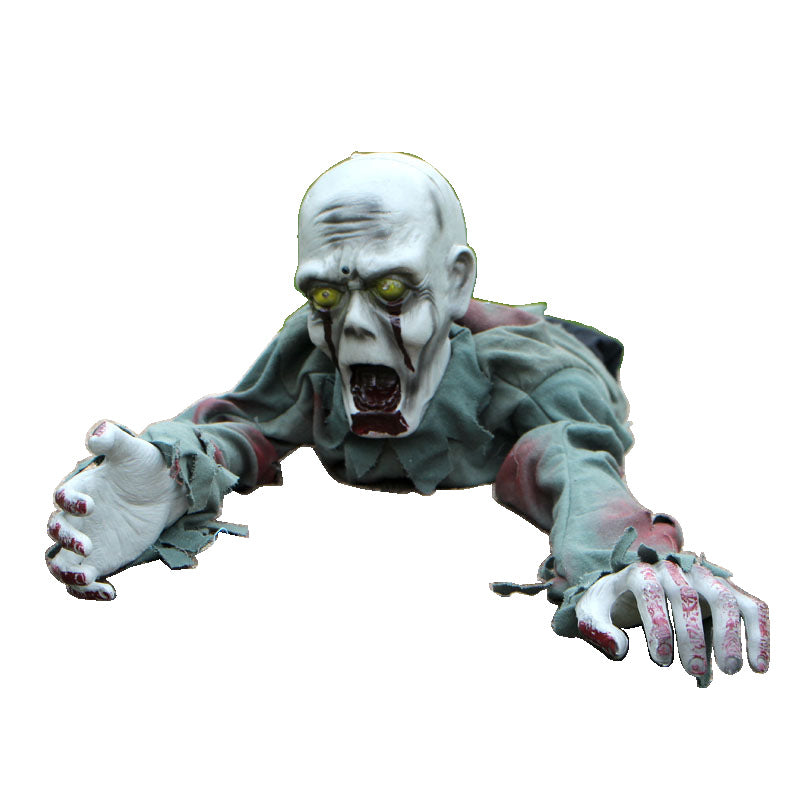 Electric Light Control Crawling Zombie Halloween Prop