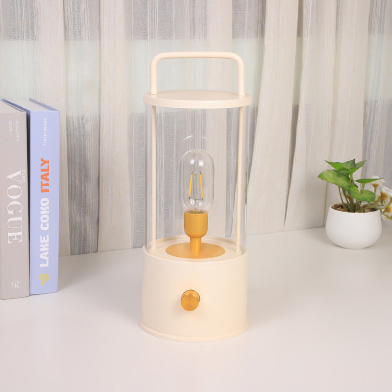 Retro portable camping hanging light