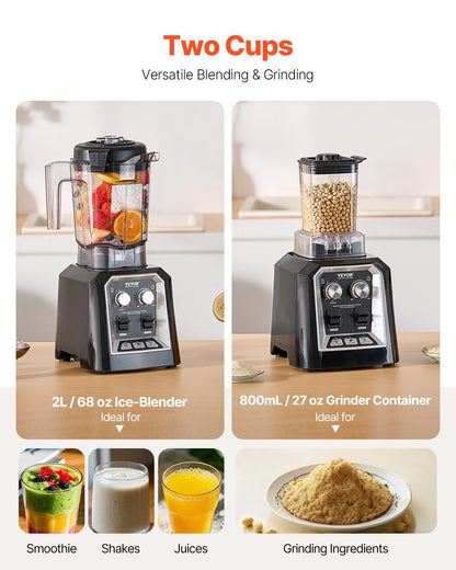 1400W 68oz Kitchen Smoothie Blender