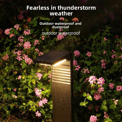 Solar Powered Lawn Light Outdoor Garden Lamp
