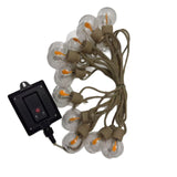 Solar Powered Vintage Bulb String Lights Outdoor Waterproof