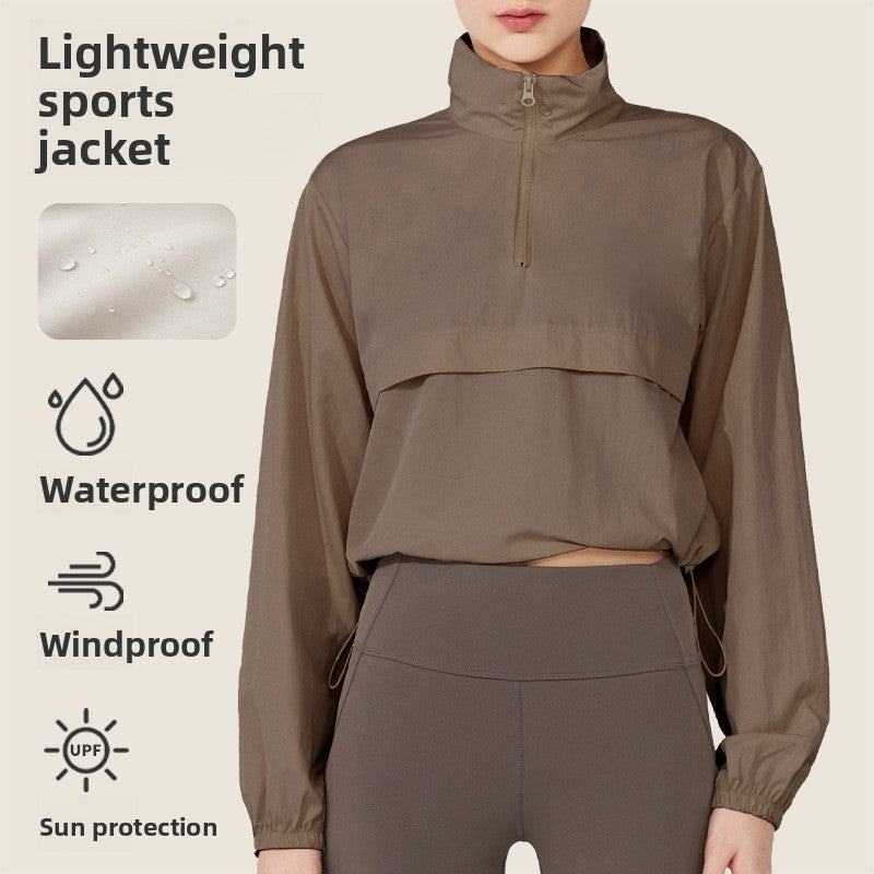 Women's Windproof Sunscreen Long Sleeve Lightweight Loose Outdoor Jacket