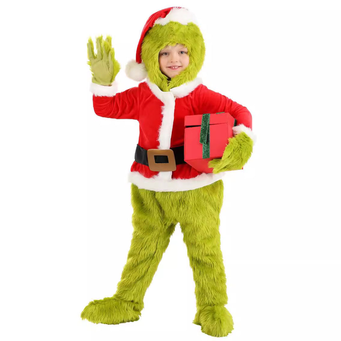 Halloween hit green monster Grinch cosplay costume