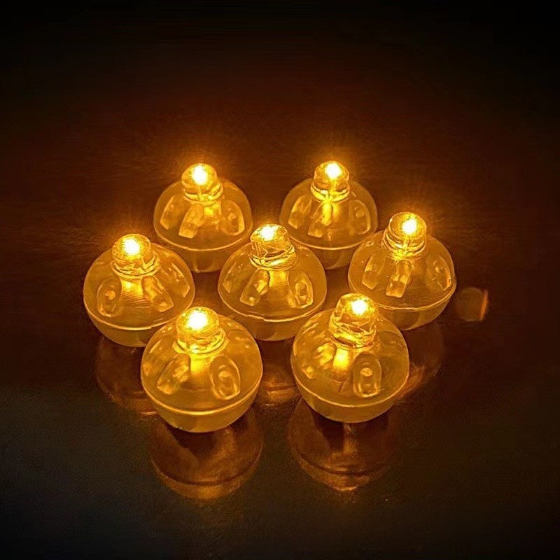 super small colorful ball lamp flash lamp small ball lamp battery