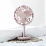 Youpin SOLOVE 5W USB Desktop Table Fan 4000Mah USB Rechargeable 3 Modes Wind Speed Cooling Oscillating Black Fan 3Colors