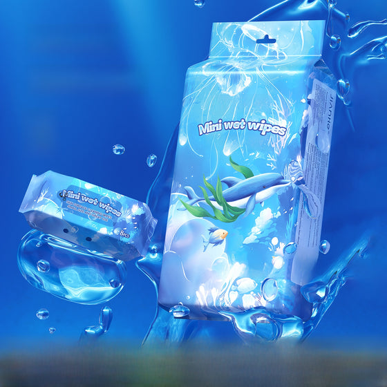 Mini Wet Wipes for Hand and Face Cleaning product image 5