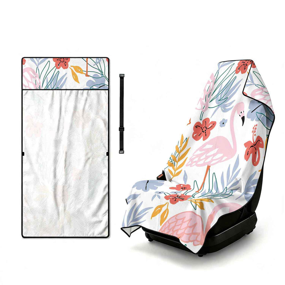 Microfiber Car Seat Cover and Beach Mat