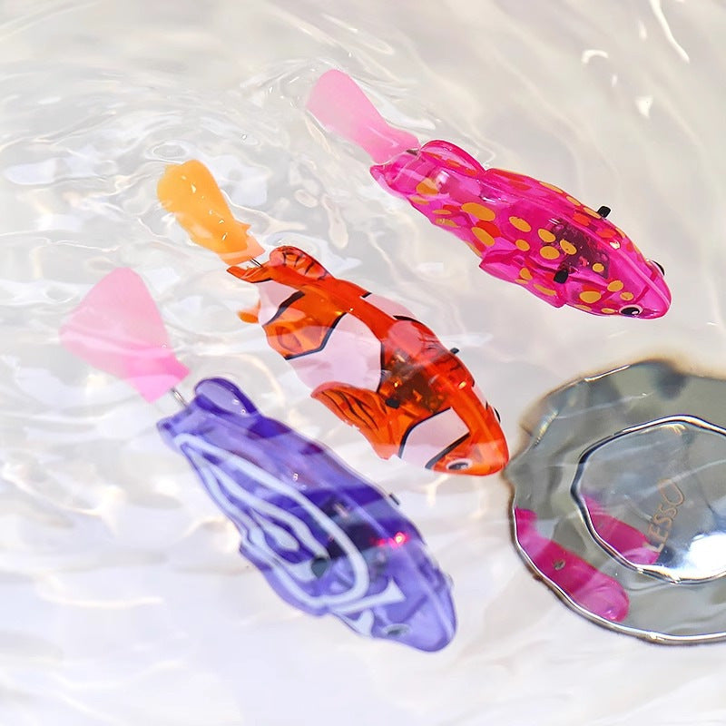 Electric Swimming Fish Toy with Music and Lights