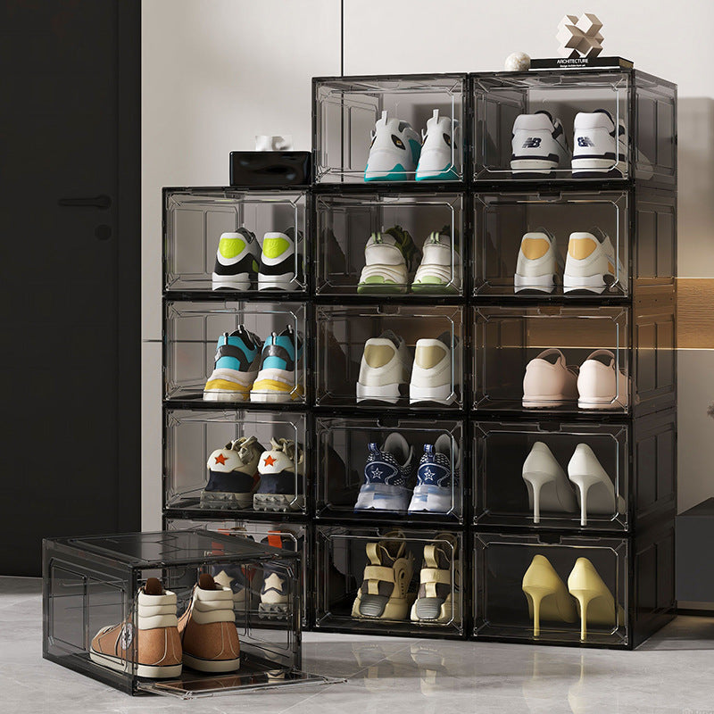 Transparent Magnetic Shoe Storage Box