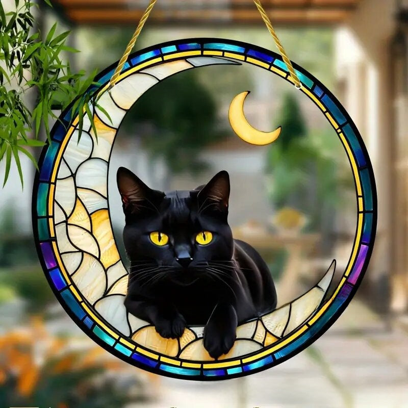 Tree of Life Acrylic Stained Glass Hanging Decoration