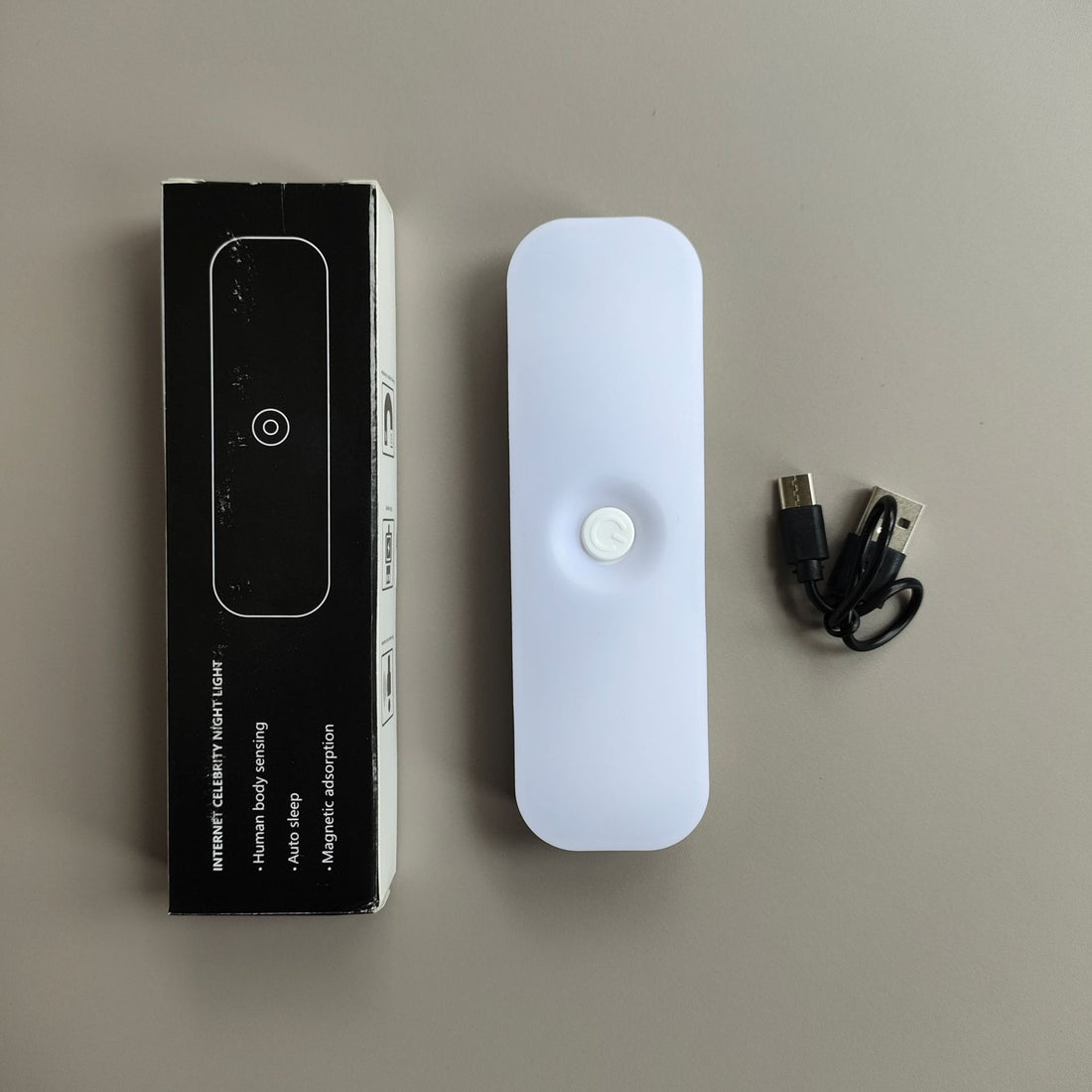 Magnetic rechargeable night light bar with three color modes, photo 6