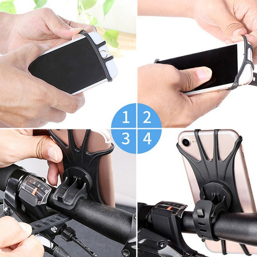 Bicycle phone holder