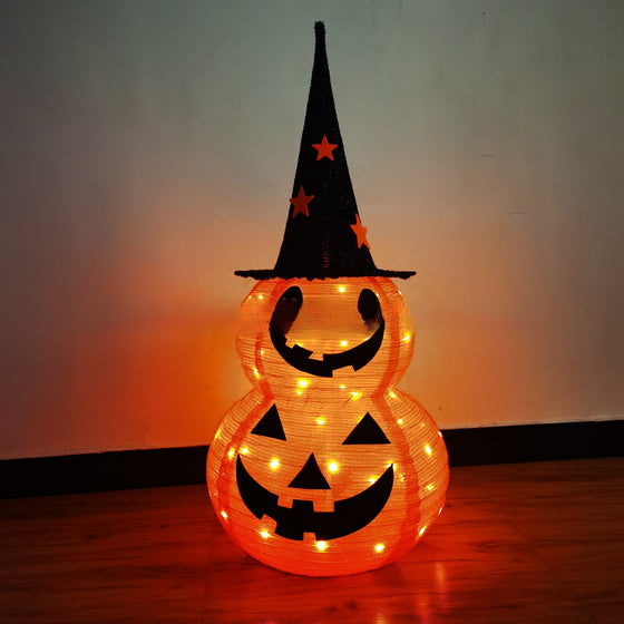 Halloween Decoration Folding Fabric Pumpkin Lantern