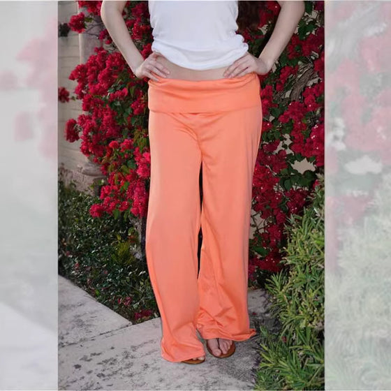 Wide-leg elastic waist pants, photo 4