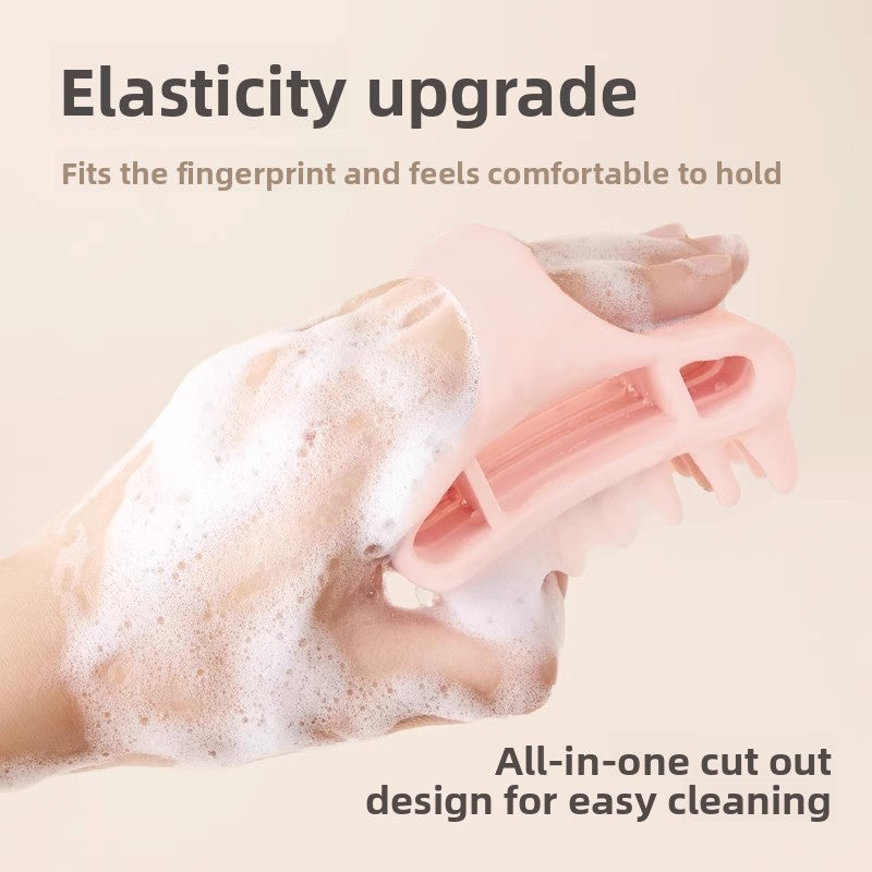Hair-washing massage comb