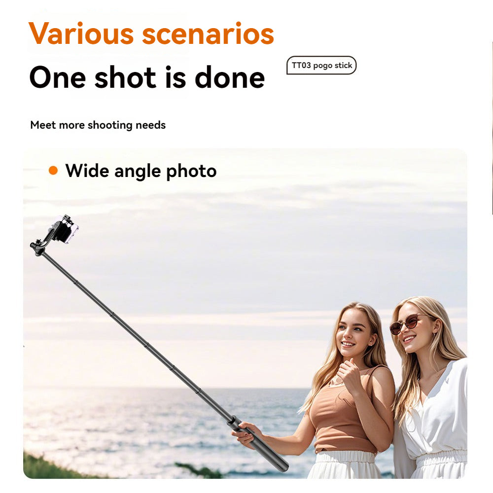 Selfie stick Bluetooth remote control detail