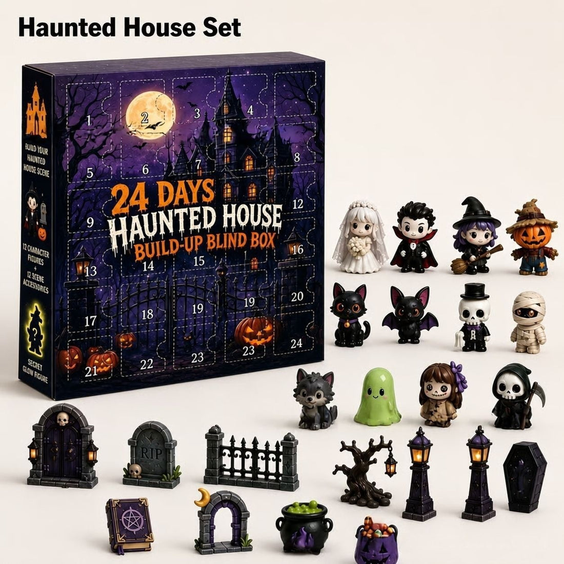Halloween Surprise Countdown Calendar Set