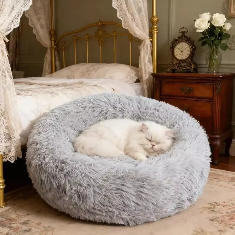 CloudNest pet bed tea brown color option