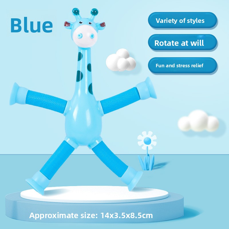 Sucker Giraffe Robot Telescopic Toy