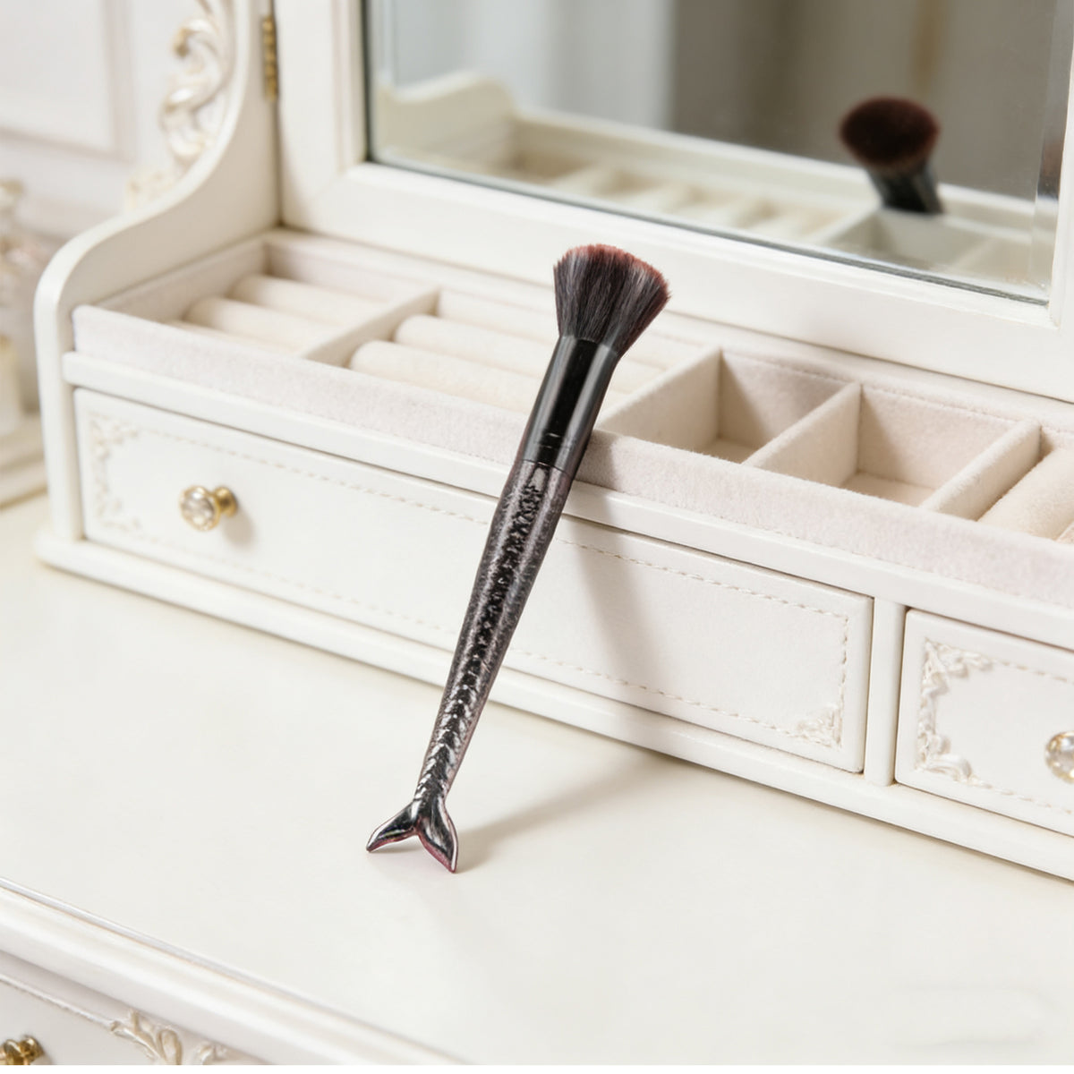 Foundation brush full length product view