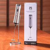 Rechargeable handheld milk frother