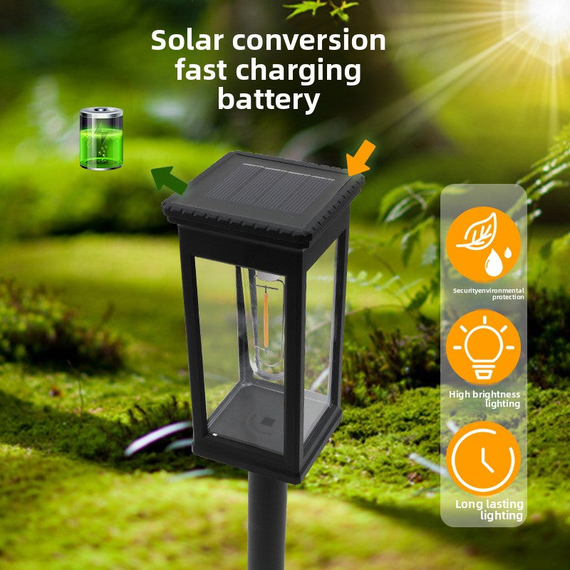 Solar Powered Outdoor Garden Ground Lamp