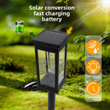Solar Powered Outdoor Garden Ground Lamp