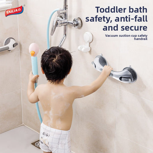 Bathroom Anti-Slip Support Handle with Suction Cups