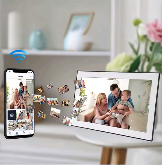 10.1 Inch Wireless Digital Photo Frame with Touch Screen Vases, Clocks & Accents product image 5