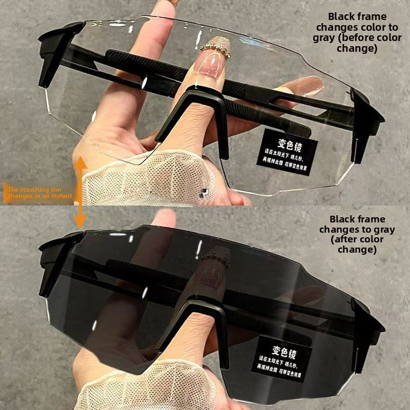 Photochromic Sports Goggles with Adjustable Arms