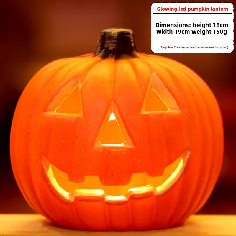 Glowing Halloween Pumpkin Lantern