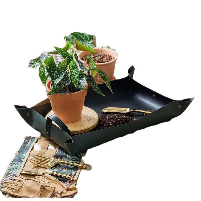 Garden Organizing Potted Plant Mat, Nursery Gardening Tray