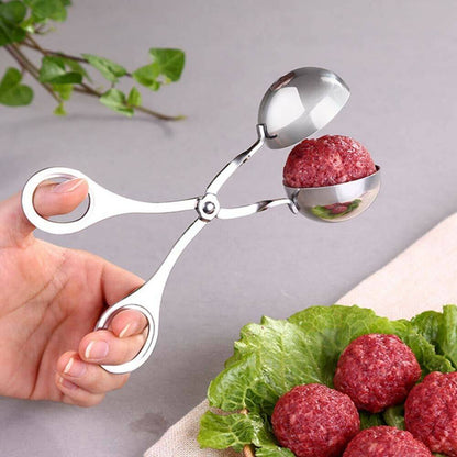 Stainless Steel Meatball Maker — Non-Stick Spoon