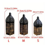 Moroccan Iron Hollow Candle Lantern