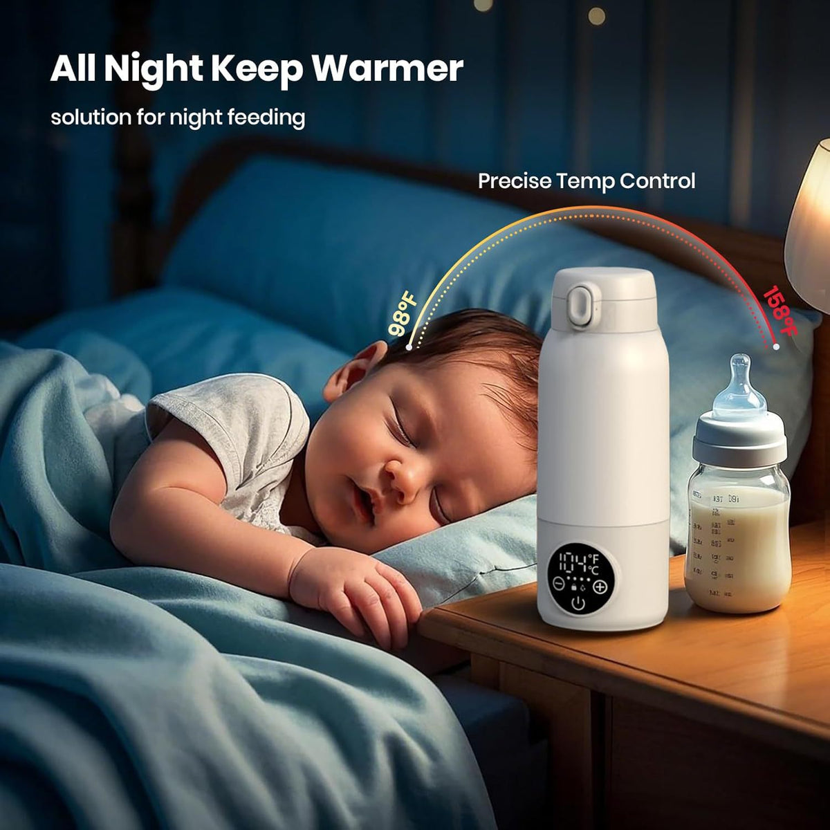 Wireless Thermostatic Baby Milk Warmer
