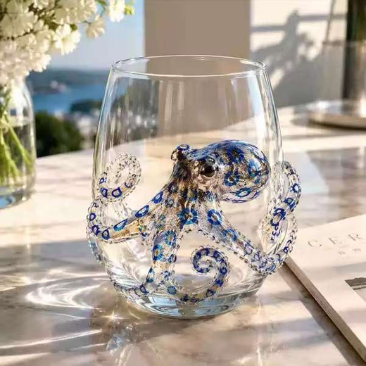 Decorative Bouquet-Shaped Whiskey Glass