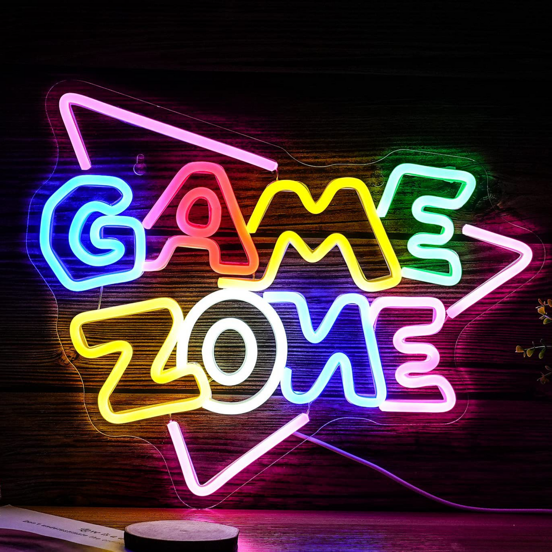 Customizable LED Neon Sign Gamepad Light for Room Decor