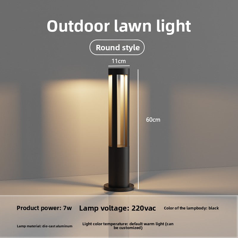Modern Solar LED Lawn Light