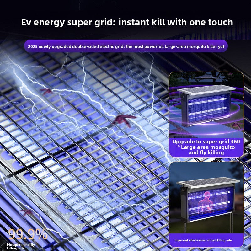 Solar Powered Outdoor Mosquito Killer Lamp