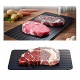 Quick thaw plate non-stick surface close-up