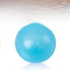 Glow-in-the-dark sticky squeeze balls stuck to a ceiling, photo 8