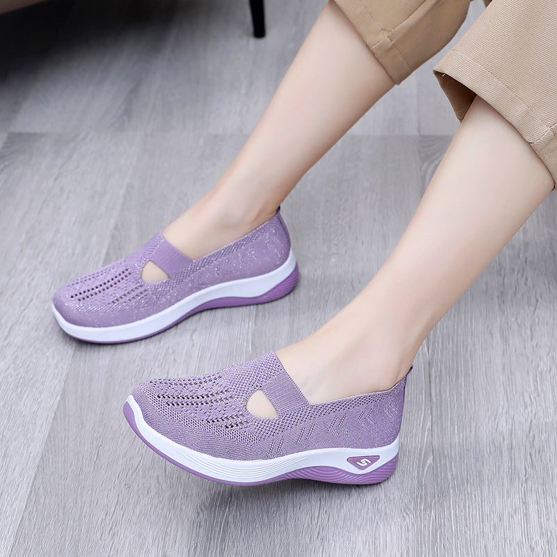 Women`s Breathable Soft Sole Slip On Shoes