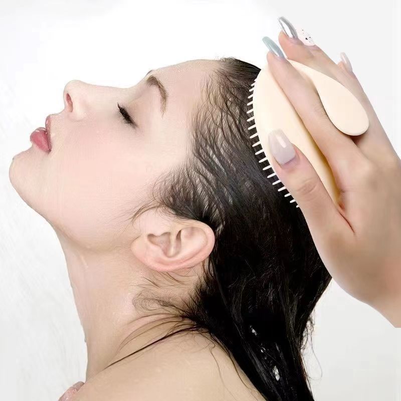 Silicone Scalp Massage Shampoo Brush